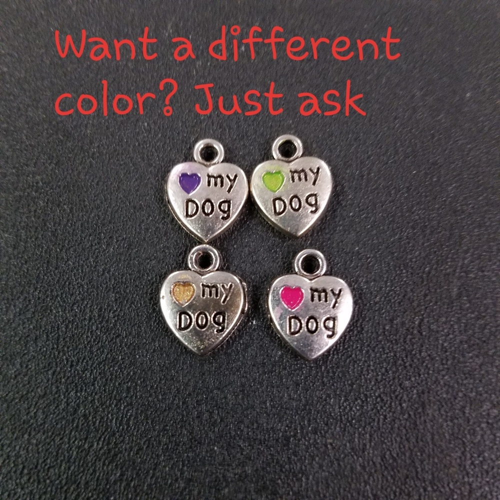 Nwot Heart Love My Dog Earrings - Picture 4 of 4